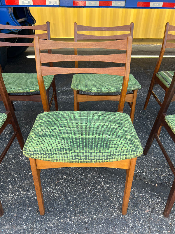 Set of 6 Teak Dining Chairs #233