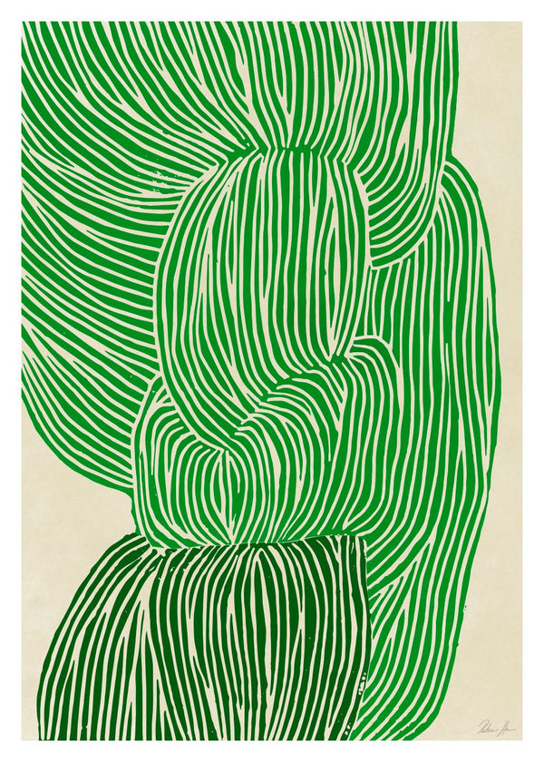 Green Ocean by Rebecca Hein, 70x100 cm