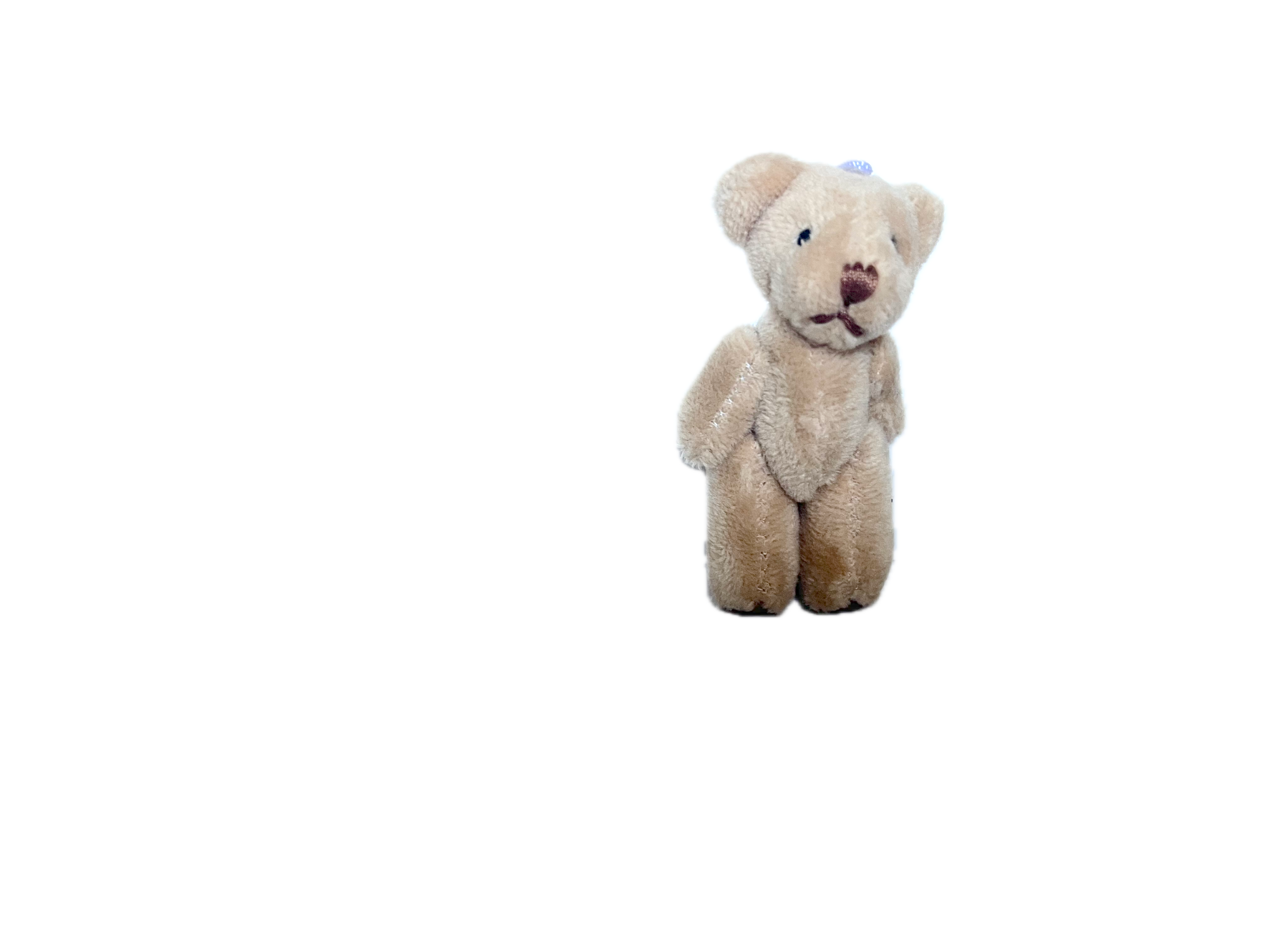 Mini Plush Light Brown Bear