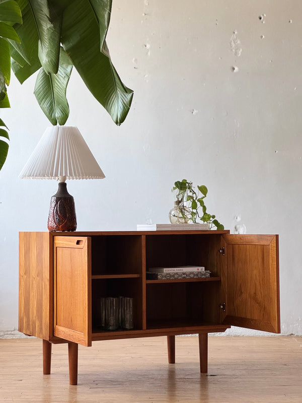 Mid-Century / Danish Modern Petite Teak Sideboard / Cabinet