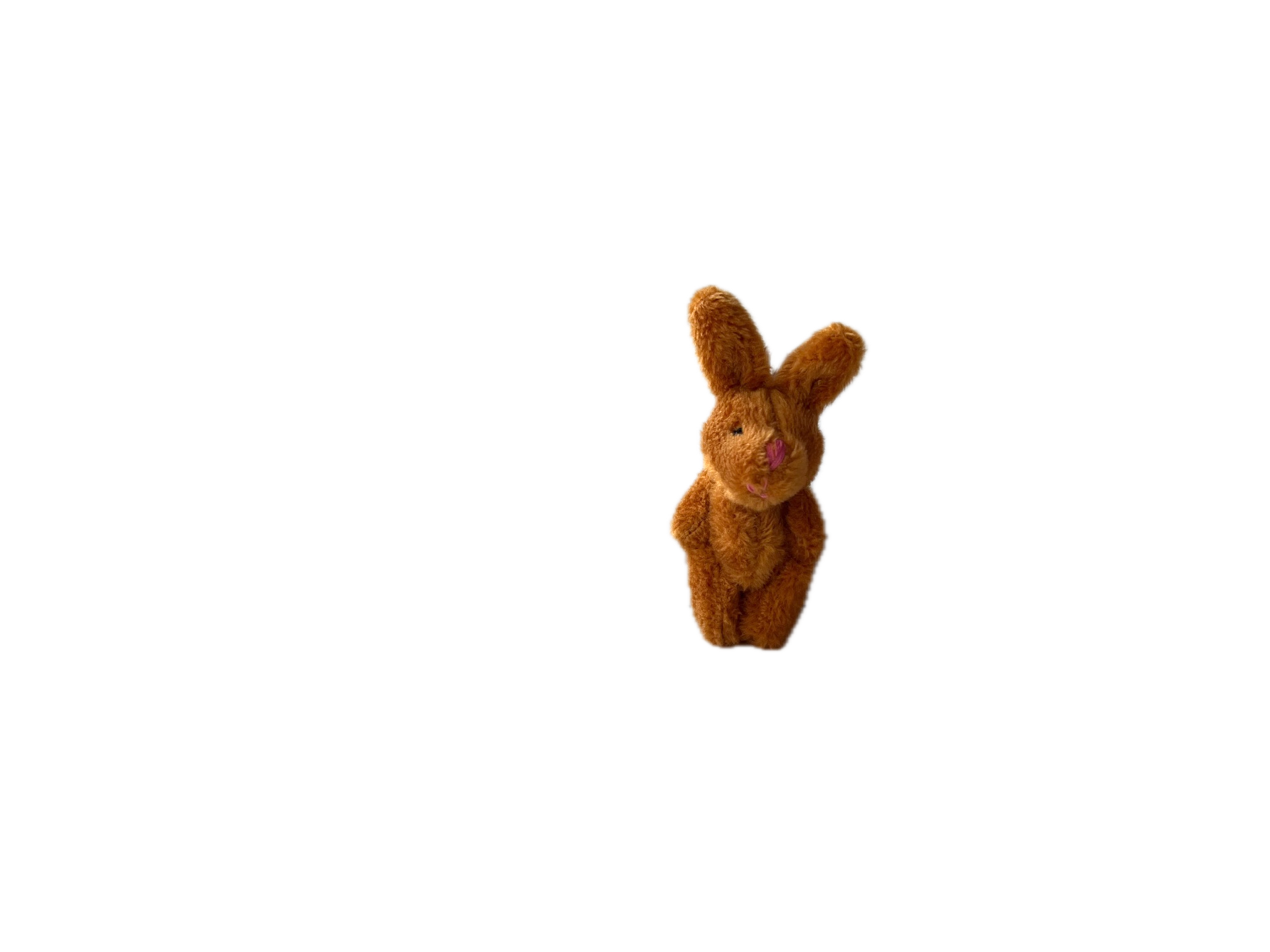 Tiny Ginger Stuffed Bunny Rabbit
