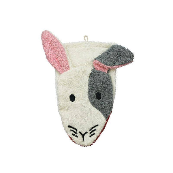 Organic Cotton Animal Washcloth - Rabbit: Child Size