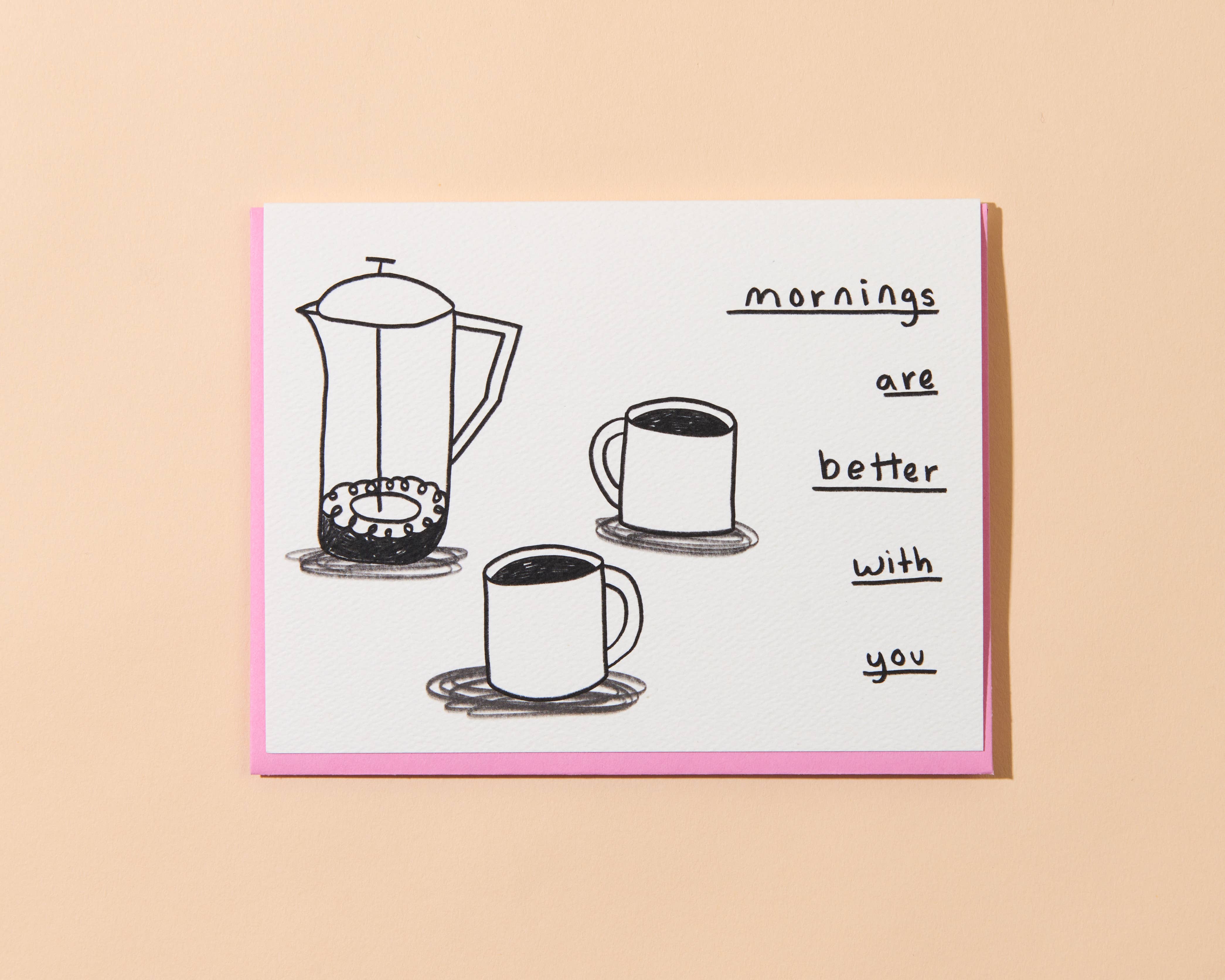 Love Card by Love Julia—Coffee Cups (Cozy )