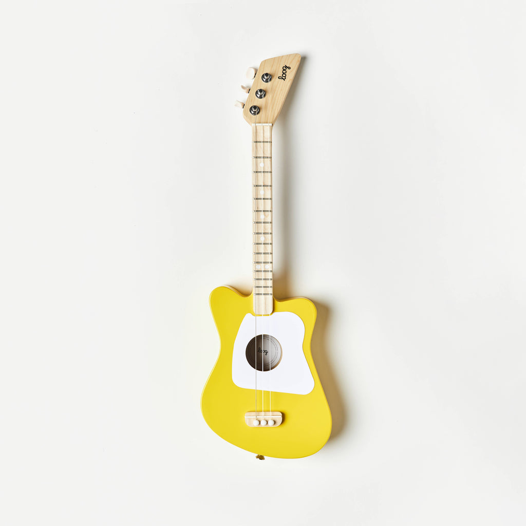 Loog Mini Acoustic Guitar: Yellow