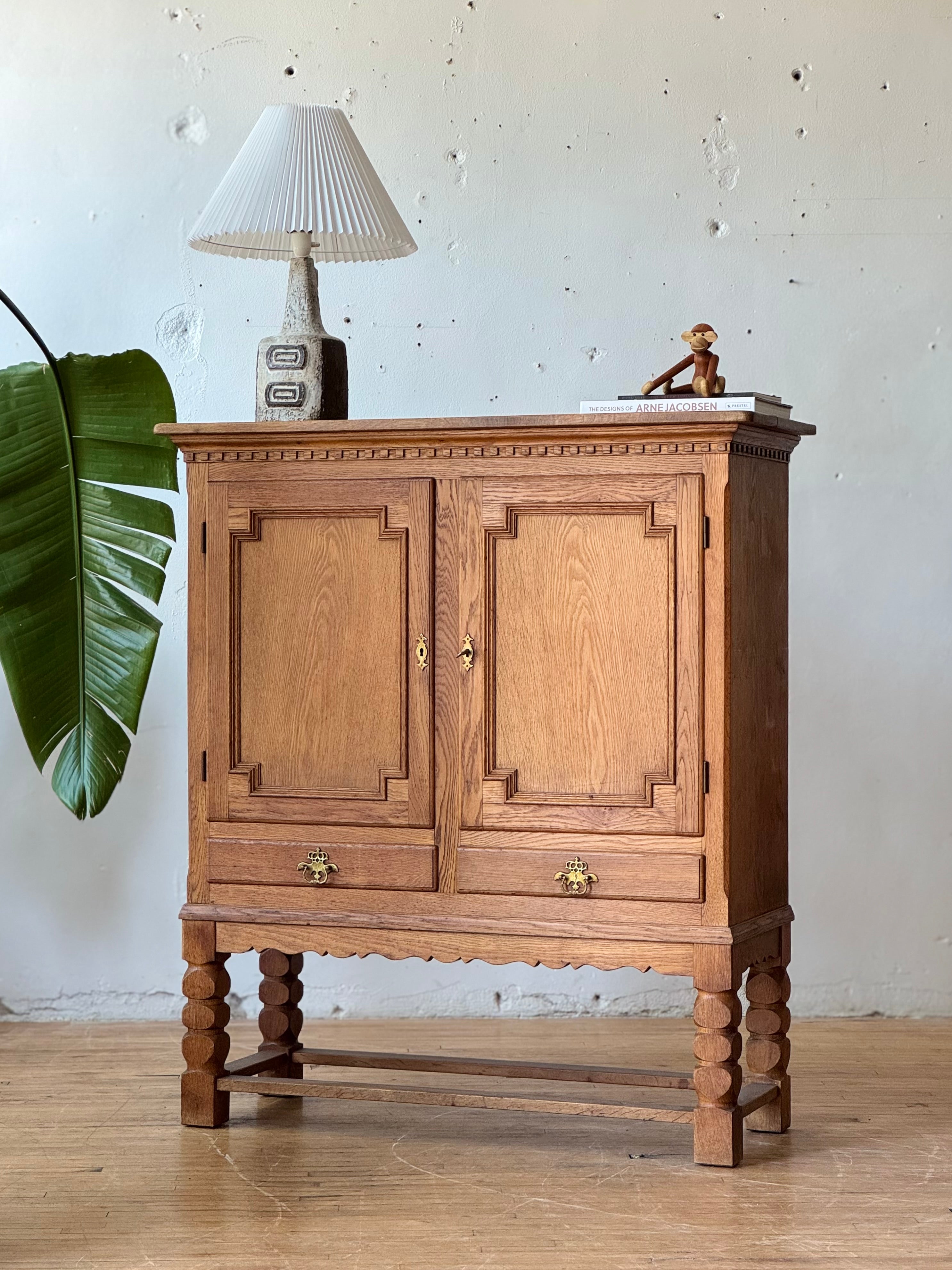 Danish Cabinet In Oak Designed by Henning Kjaernulf #3706