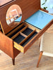 Danish Teak Secretary Desk / Vanity #155