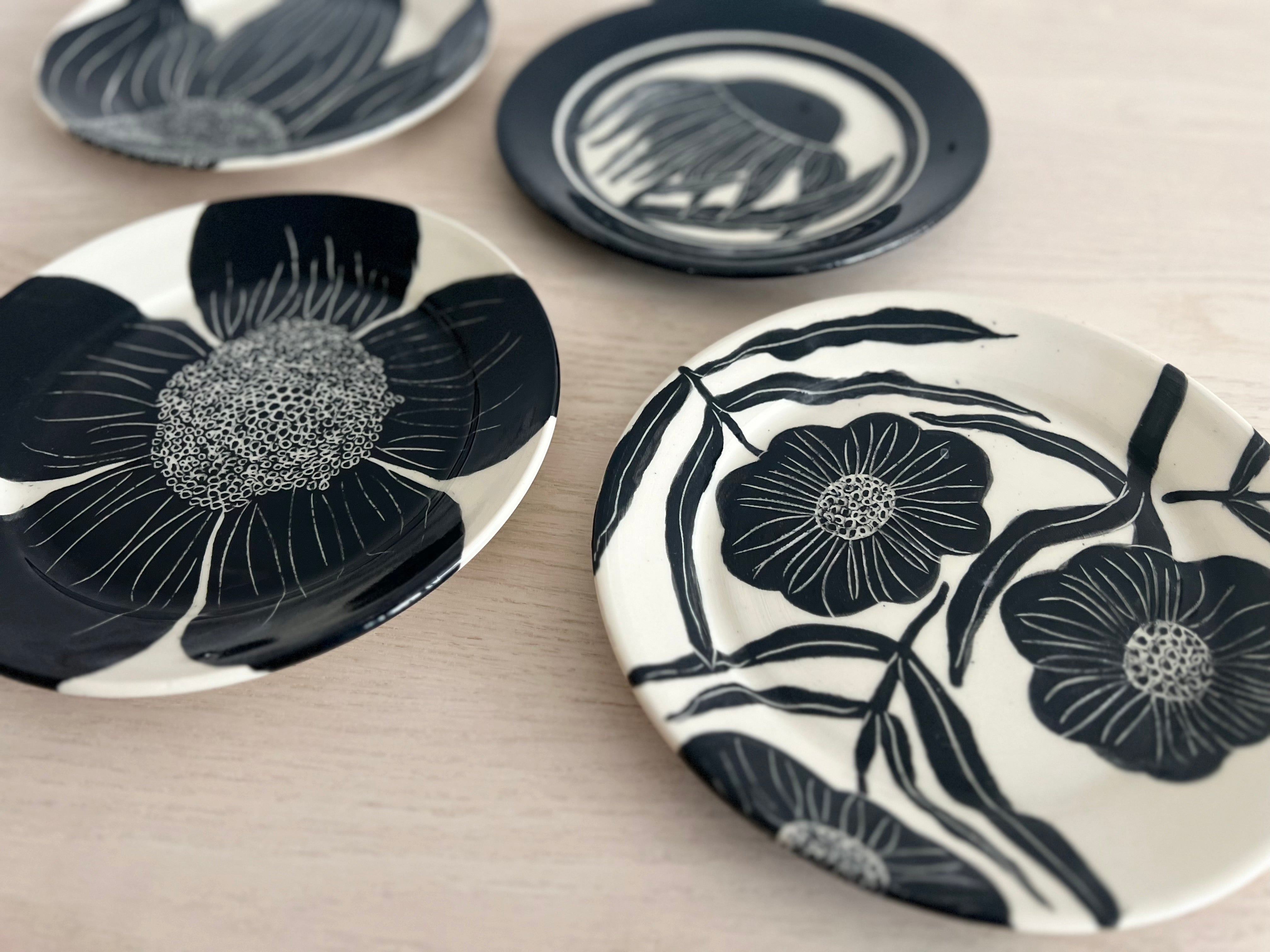 Ceramic Salad Plates by Susan Balto & Bob Jappe