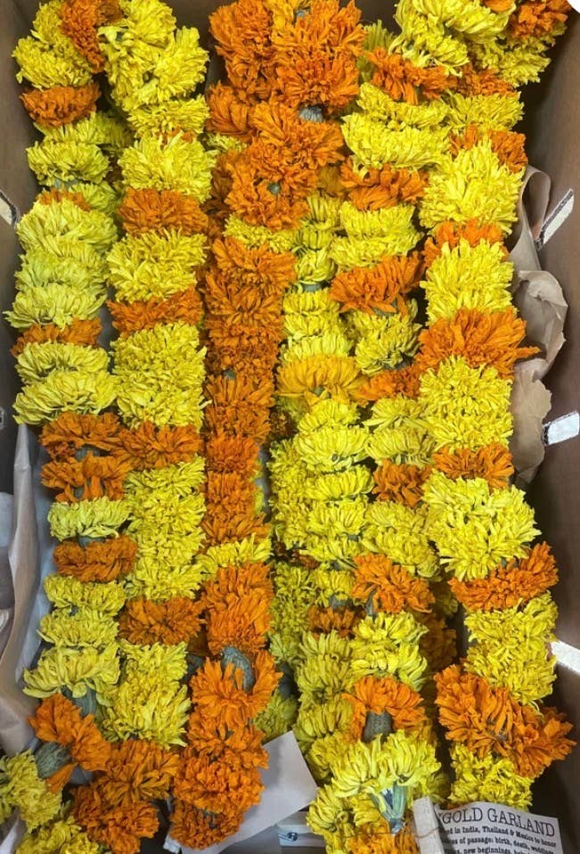 Dried Marigold Garland