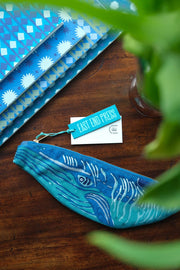 Whale Fabric Case
