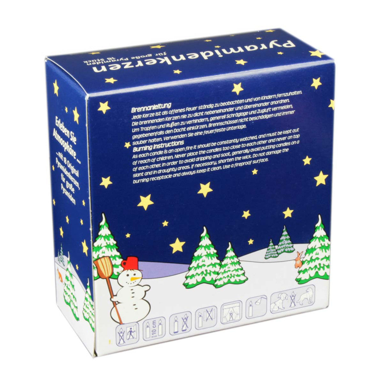 Large 17mm Candles: 18 Count