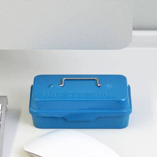 Tiny Metal Container | Blue