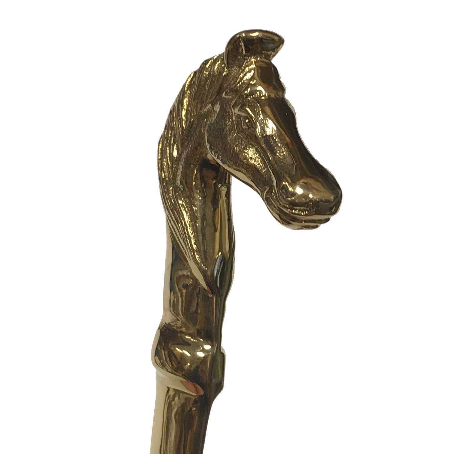 Solid Polished Brass Horse Head Letter Opener, 6-1/4”