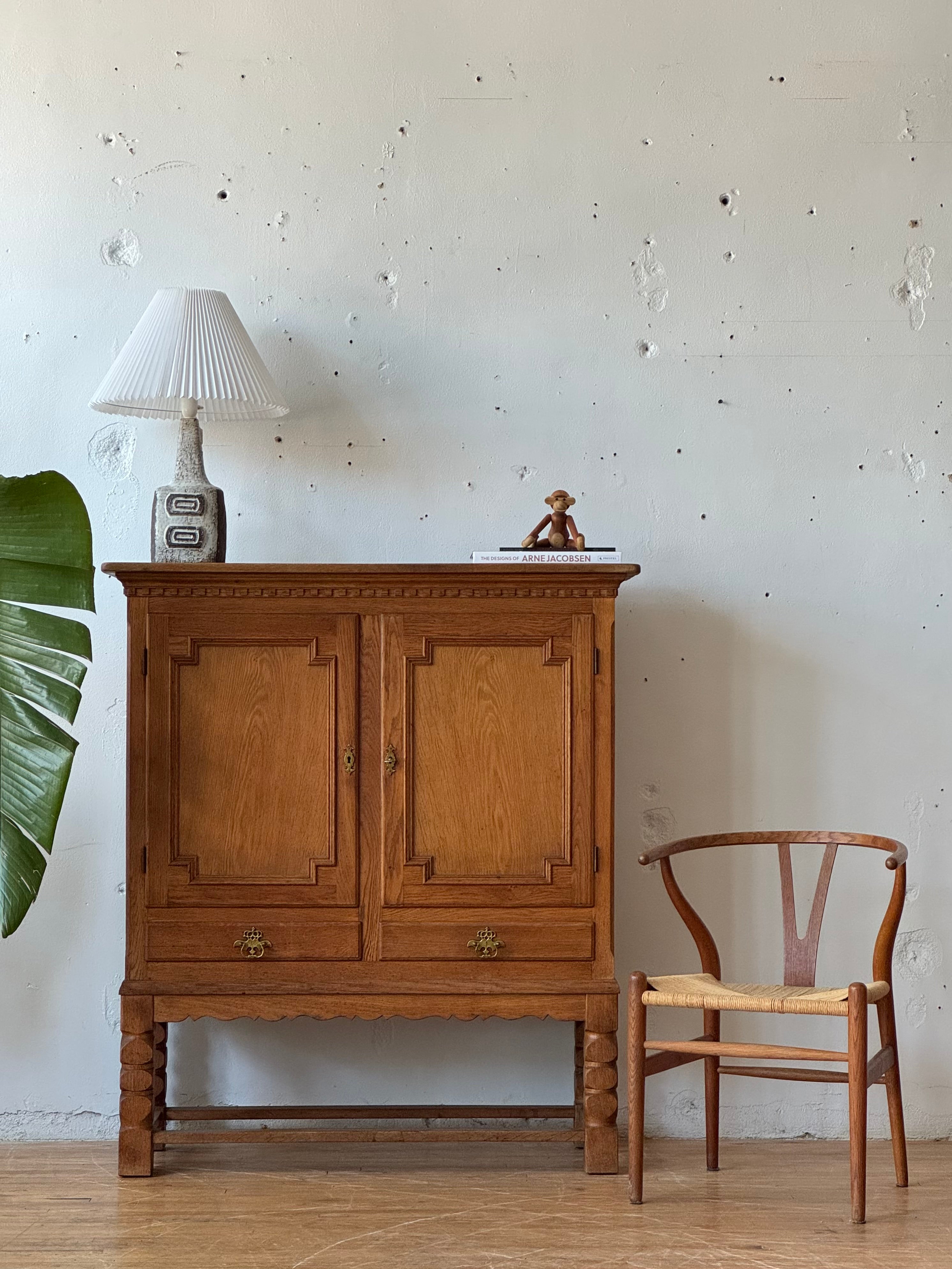 Danish Cabinet In Oak Designed by Henning Kjaernulf #3706