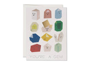 "Gem Buddies" Friendship Greeting Card