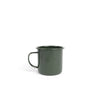 Stinson Enamelware 12 oz Mug: Forest Green Speckle