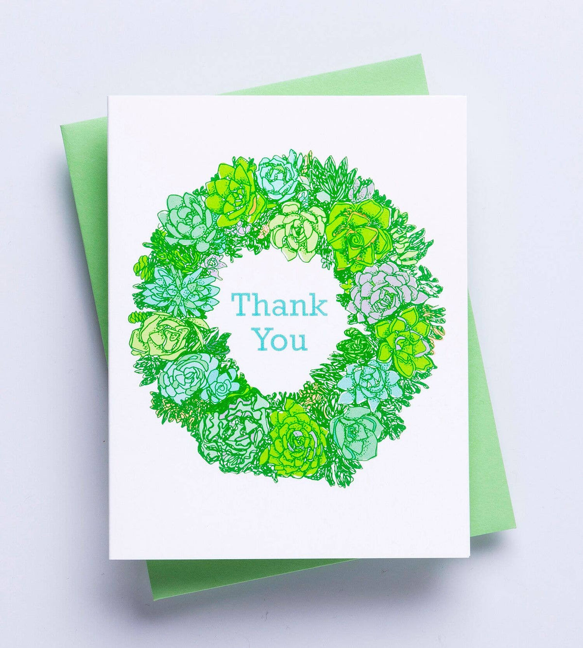 Thank You Succulent Greeting Card
