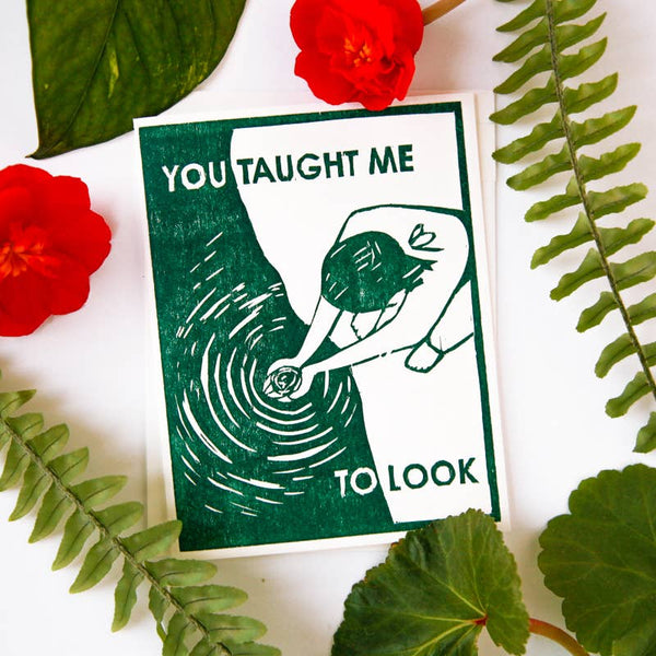 You Taught Me To Look Mother and Father Card