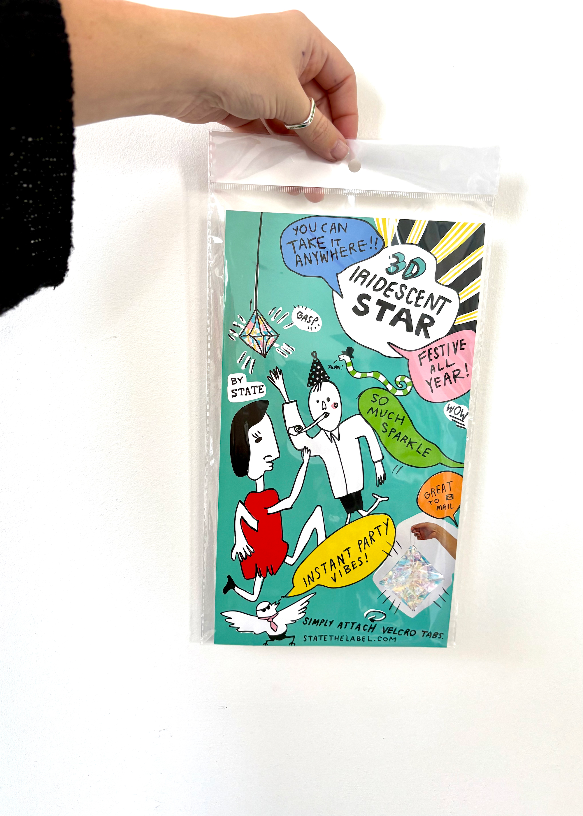 Iridescent Star Hanging