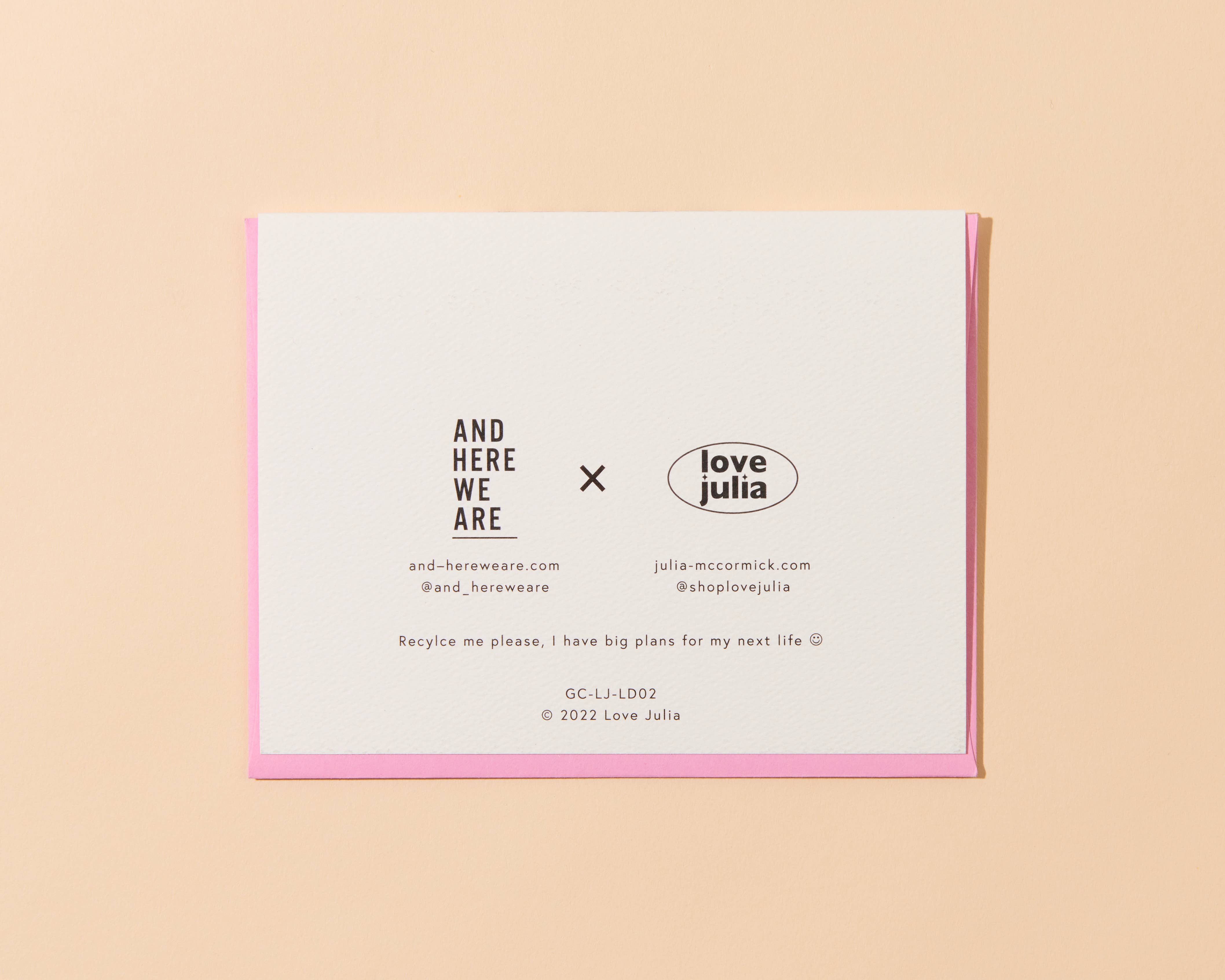 Love Card by Love Julia—Coffee Cups (Cozy )