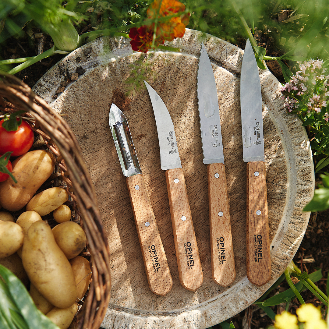 Les Essentiels Small Kitchen Knives Sets: Natural