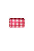 Red and White Linen Coated Tray (S) Anne