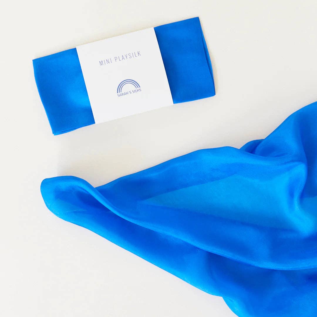 Mini Solid Color Playsilks: Royal Blue