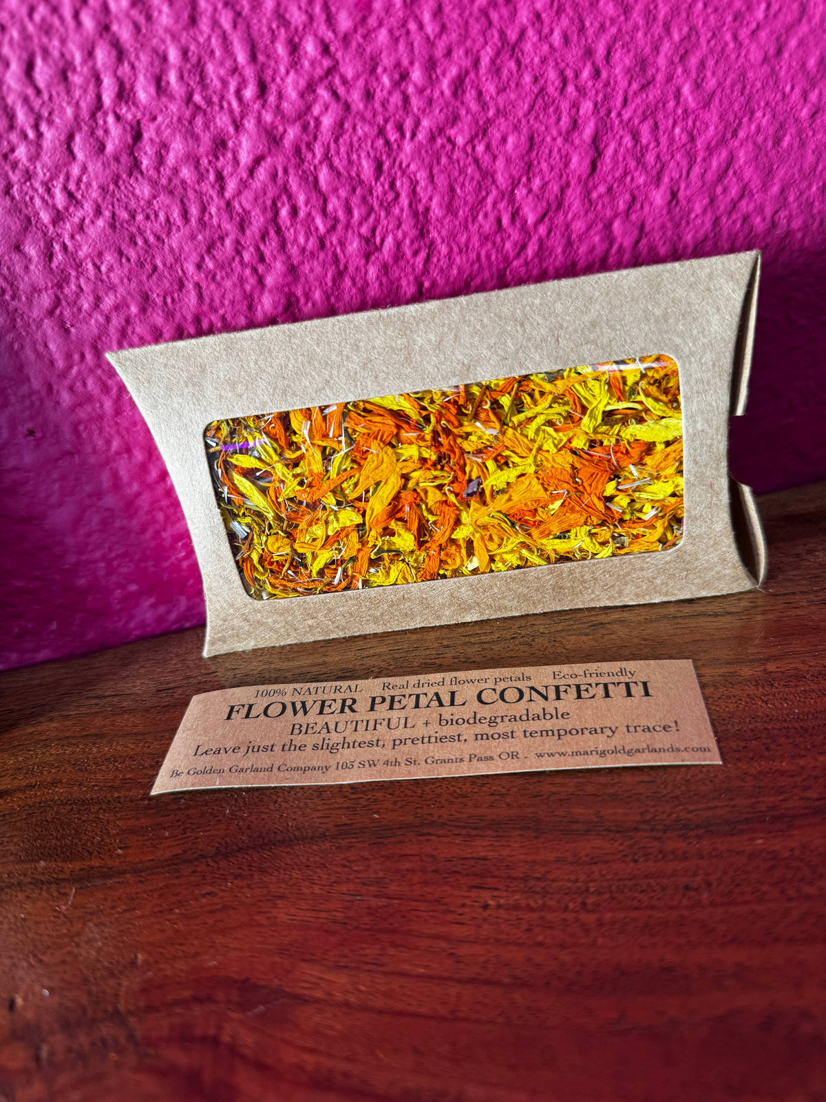 Flower Petal Confetti Party Envelopes: Zinnias and Marigolds