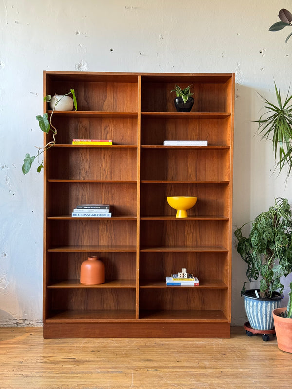 Large Danish Bookshelf in Teak Designed by Carlo Jensen