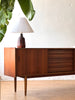 Mid-Century / Danish Modern Walnut Sideboard / Credenza Designed By Nils Jonsson For Troeds