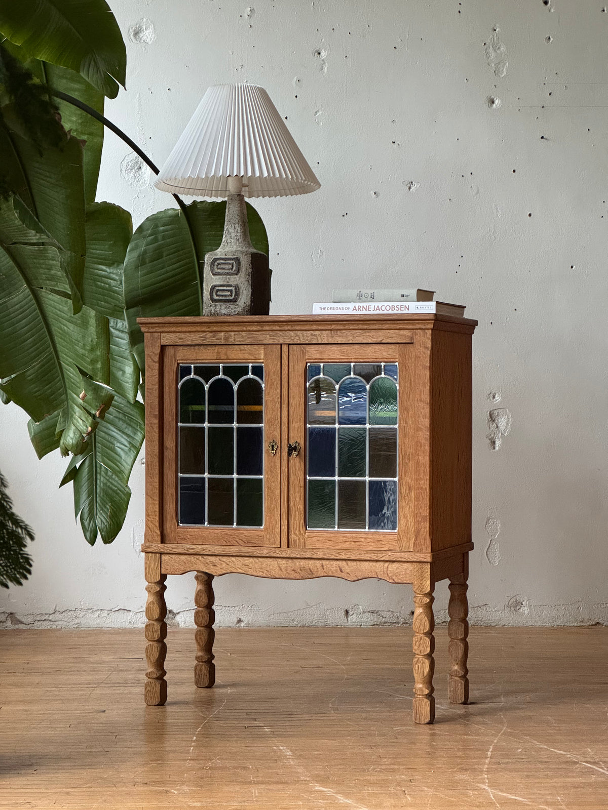Oak & Glass Cabinet by Henning Kjaernulf