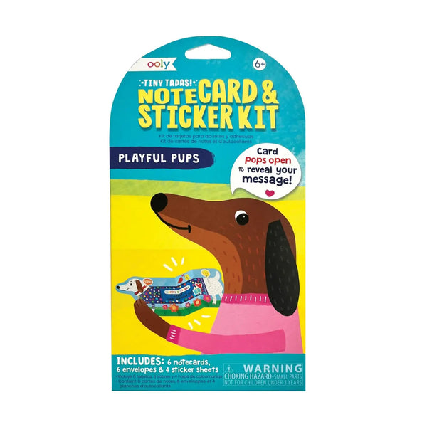 Tiny Tadas! Note Cards & Sticker
