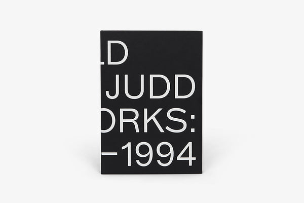 Donald Judd: Artworks 1970-1974
