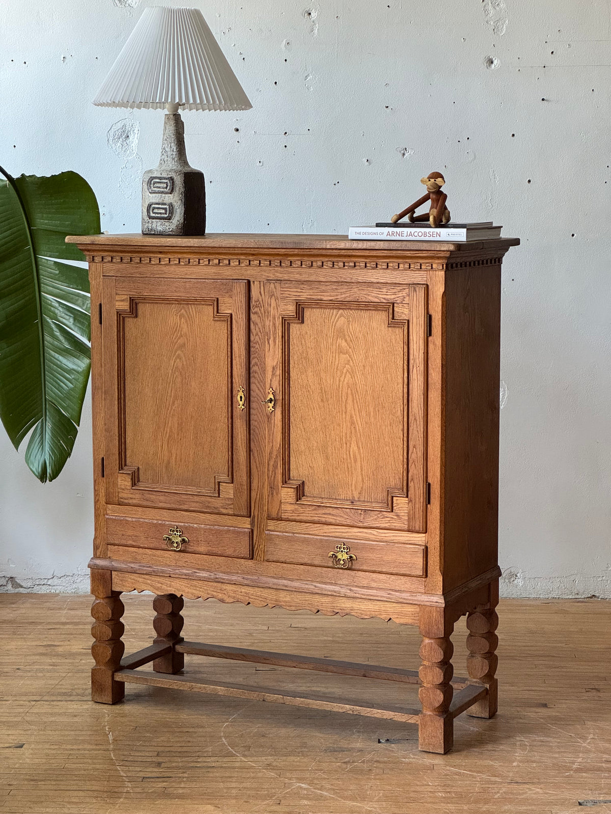 Danish Cabinet In Oak Designed by Henning Kjaernulf #3706