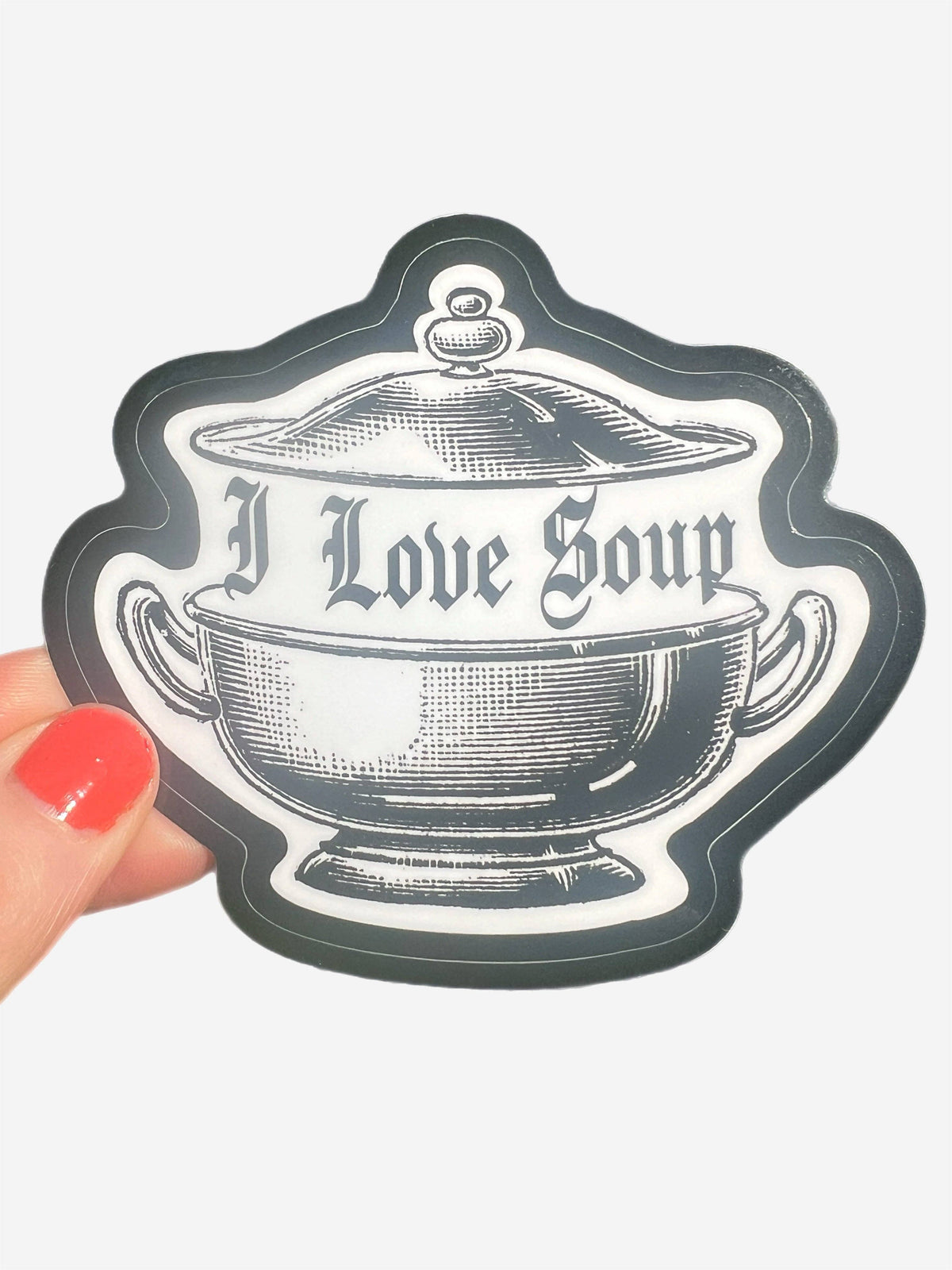 'I Love Soup' Sticker