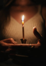 9" Pure Beeswax Slim/Tiny Taper Candle