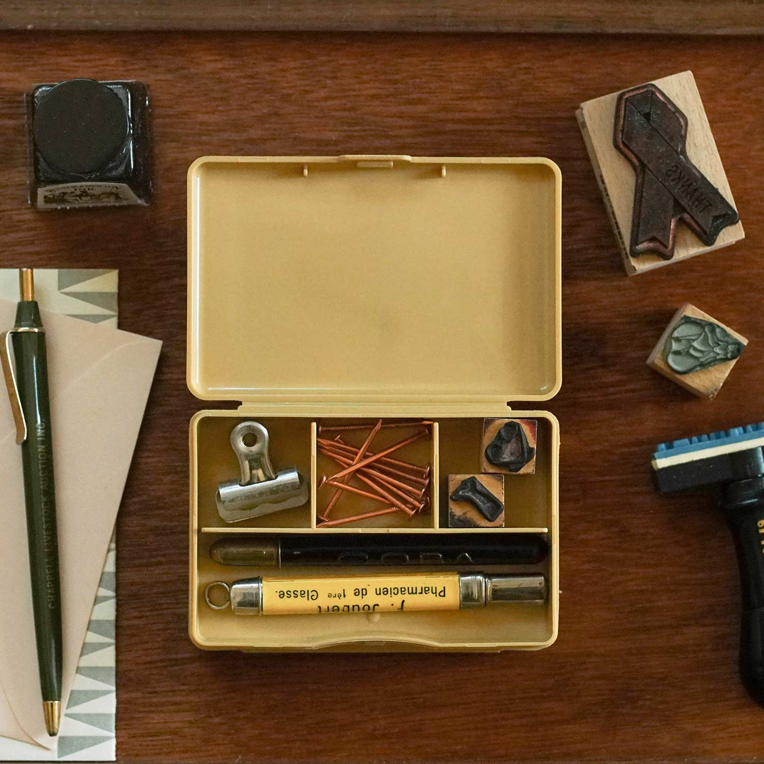 Small Double Sided Storage Container | Orange