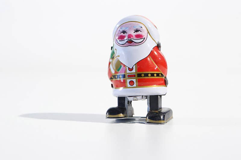 Walking Santa Claus Collectors Toy