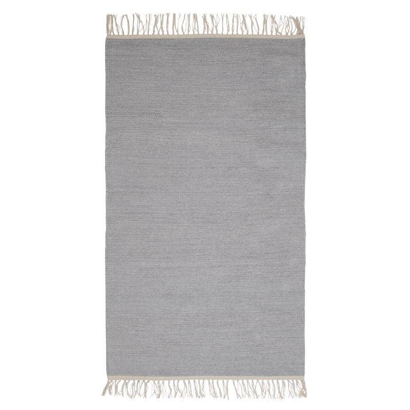 Cotton Rug | Melange Light Gray