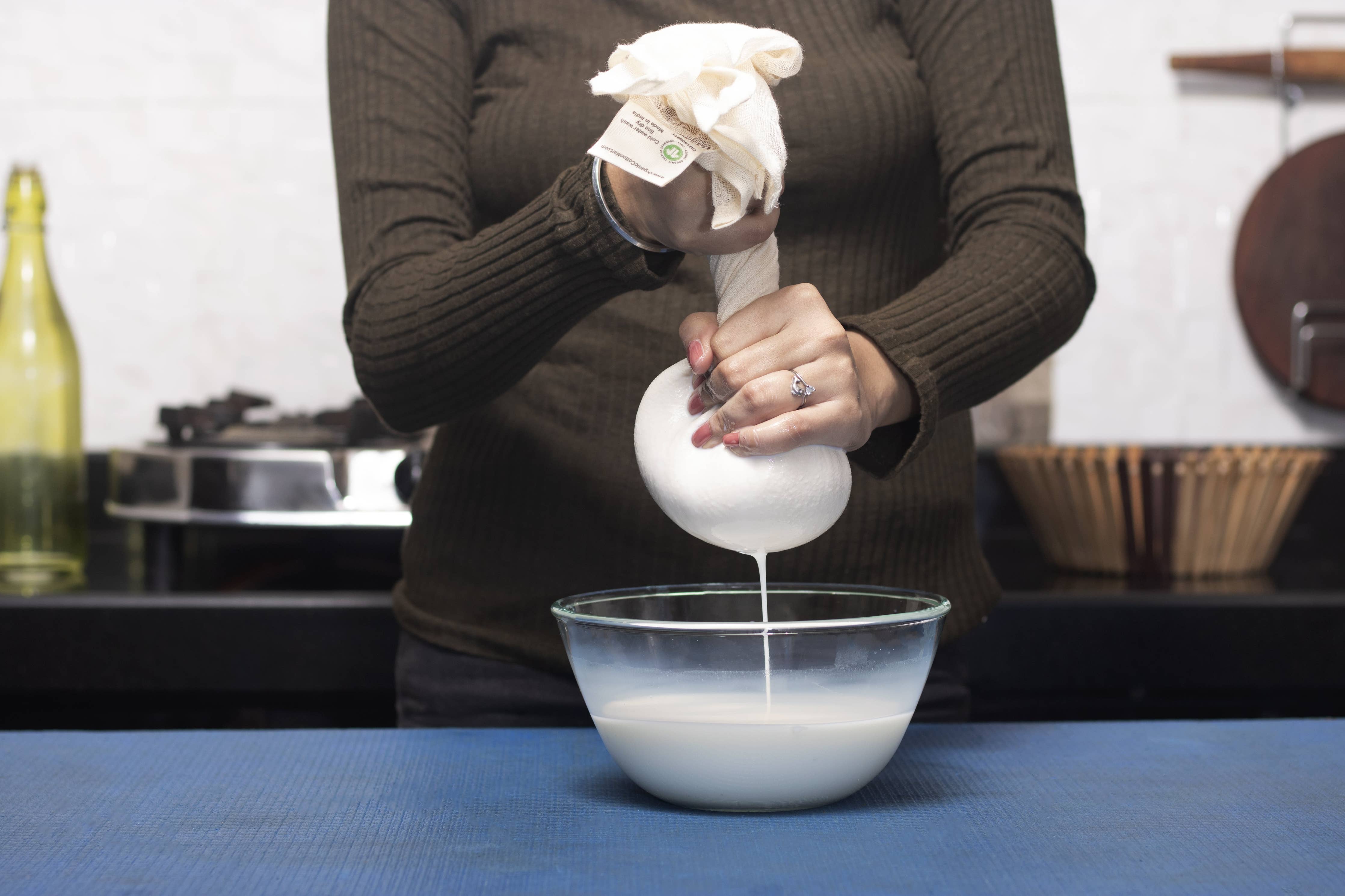Organic Cotton Cheesecloth for Straining & Cheese Making