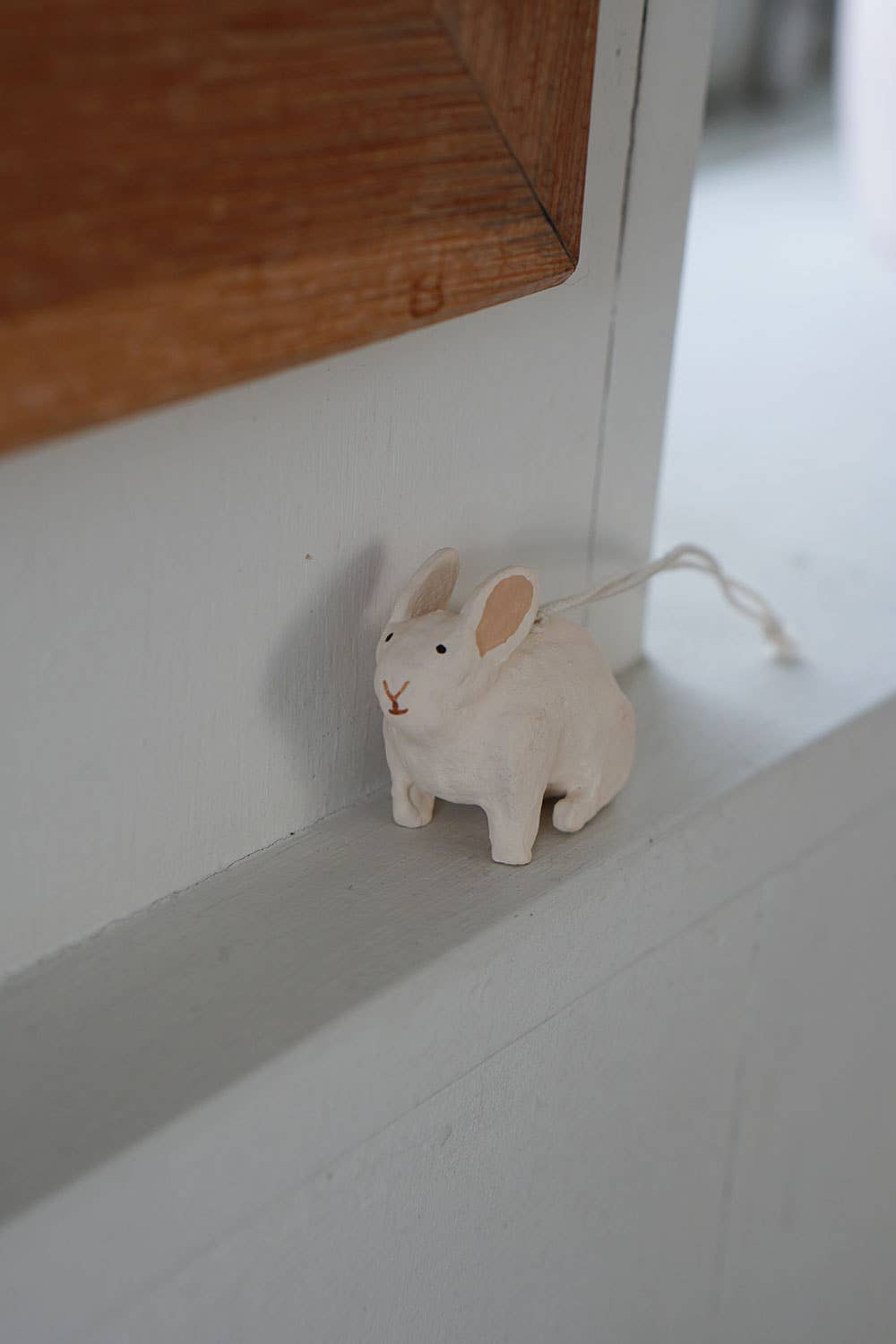 Paper Mache Rabbit Ornament