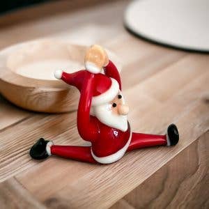 Yoga Santa Figurine