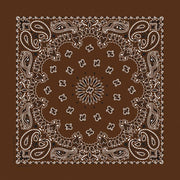 Bandana - Cocoa Paisley