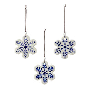 Ceramic Snowflake Ornament