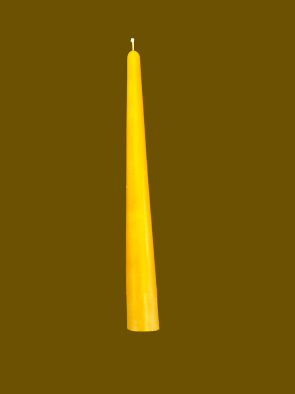 8" Beeswax Taper