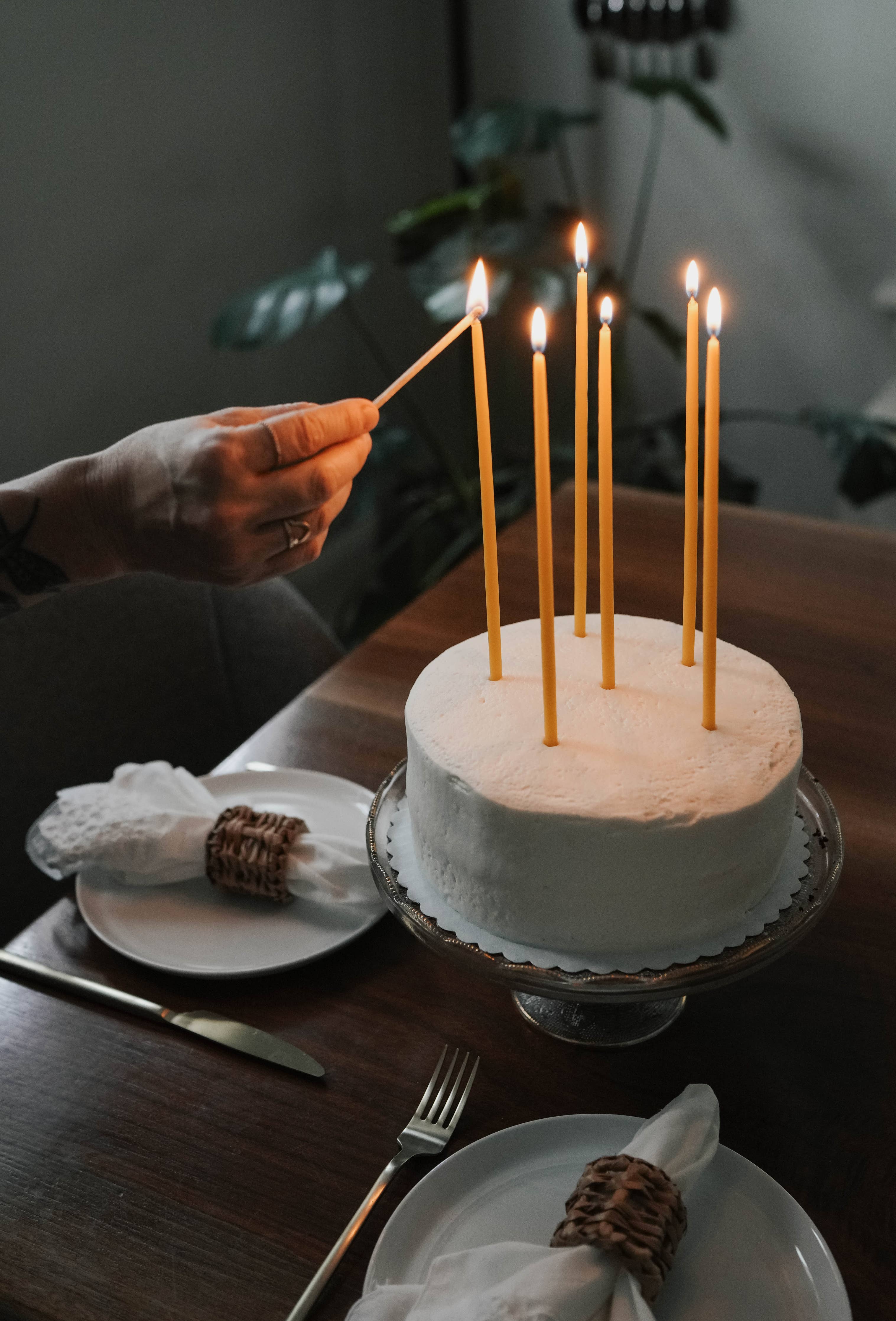 9" Pure Beeswax Slim/Tiny Taper Candle
