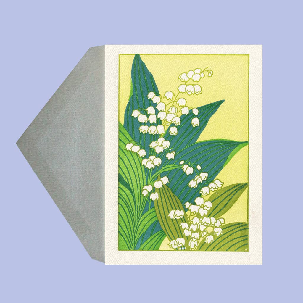 Lily of the Valley Greeting Card