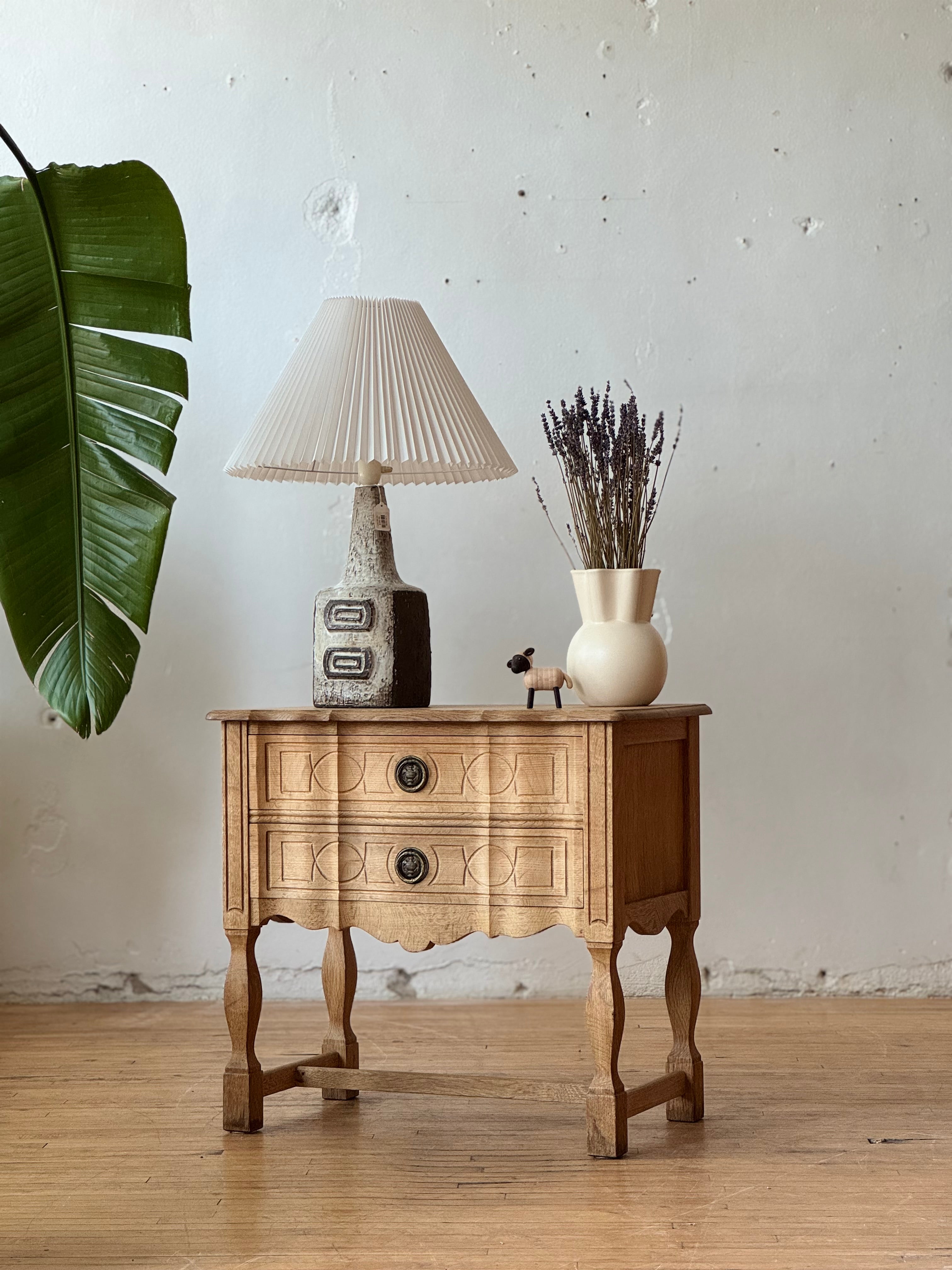 Danish Chest / Side Table in Oak By Henning Kjaernulf #3375