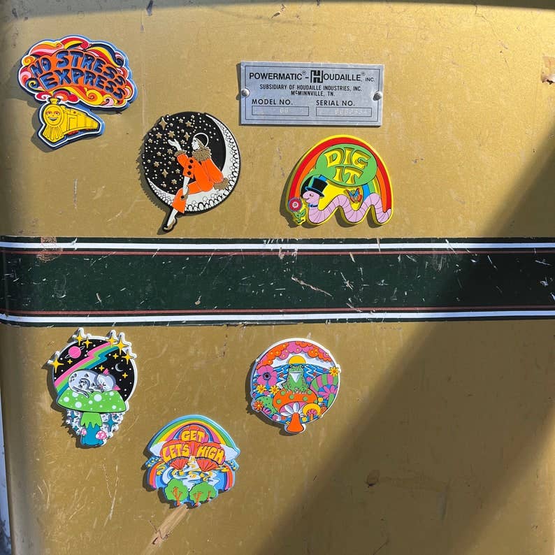Pierrot Clown Rubber Magnet