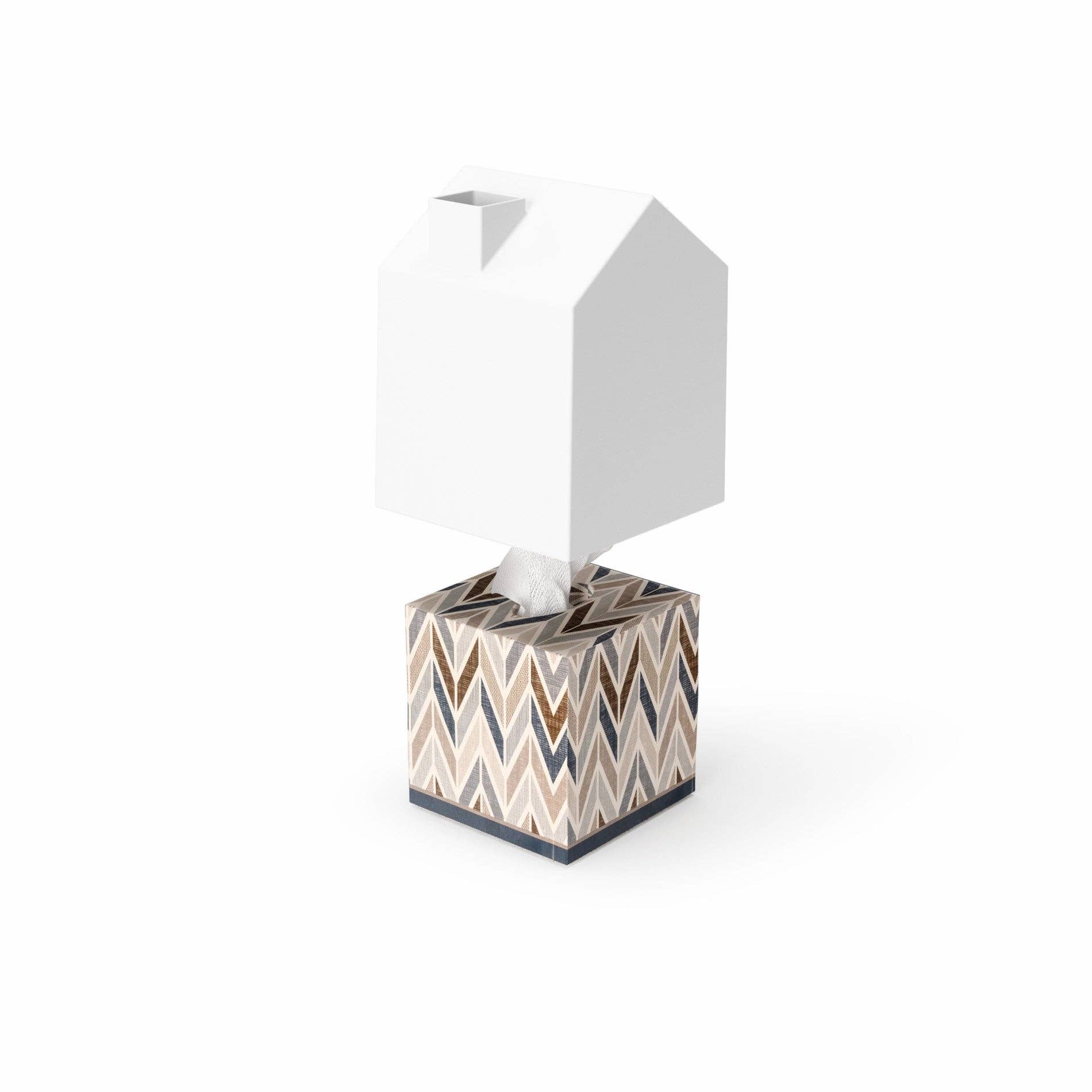 Casa Tissue Cover: Slate Blue