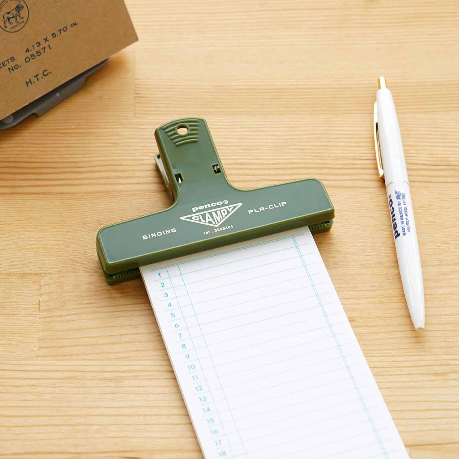 Plastic Clip: Clear Yellow